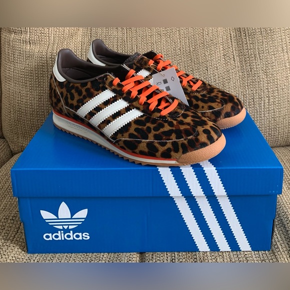 NEW Adidas SL 72 OG Leopard Print Shoes - Size 8 Women's - Sneakers - Picture 11 of 13
